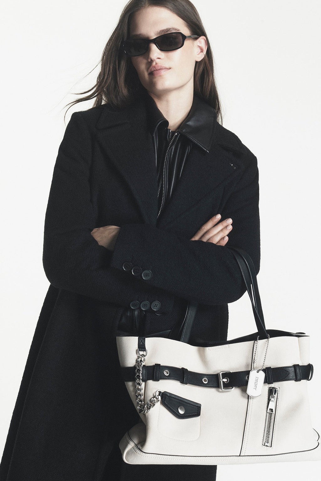 BRYAR TWO TONE LARGE MOTO SATCHEL