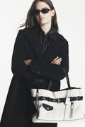 BRYAR TWO TONE LARGE MOTO SATCHEL