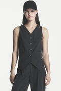 BUTTON FRONT VEST