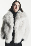 SHORT FAUX FUR JACKET