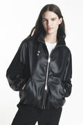 VEGAN LEATHER BOMBER