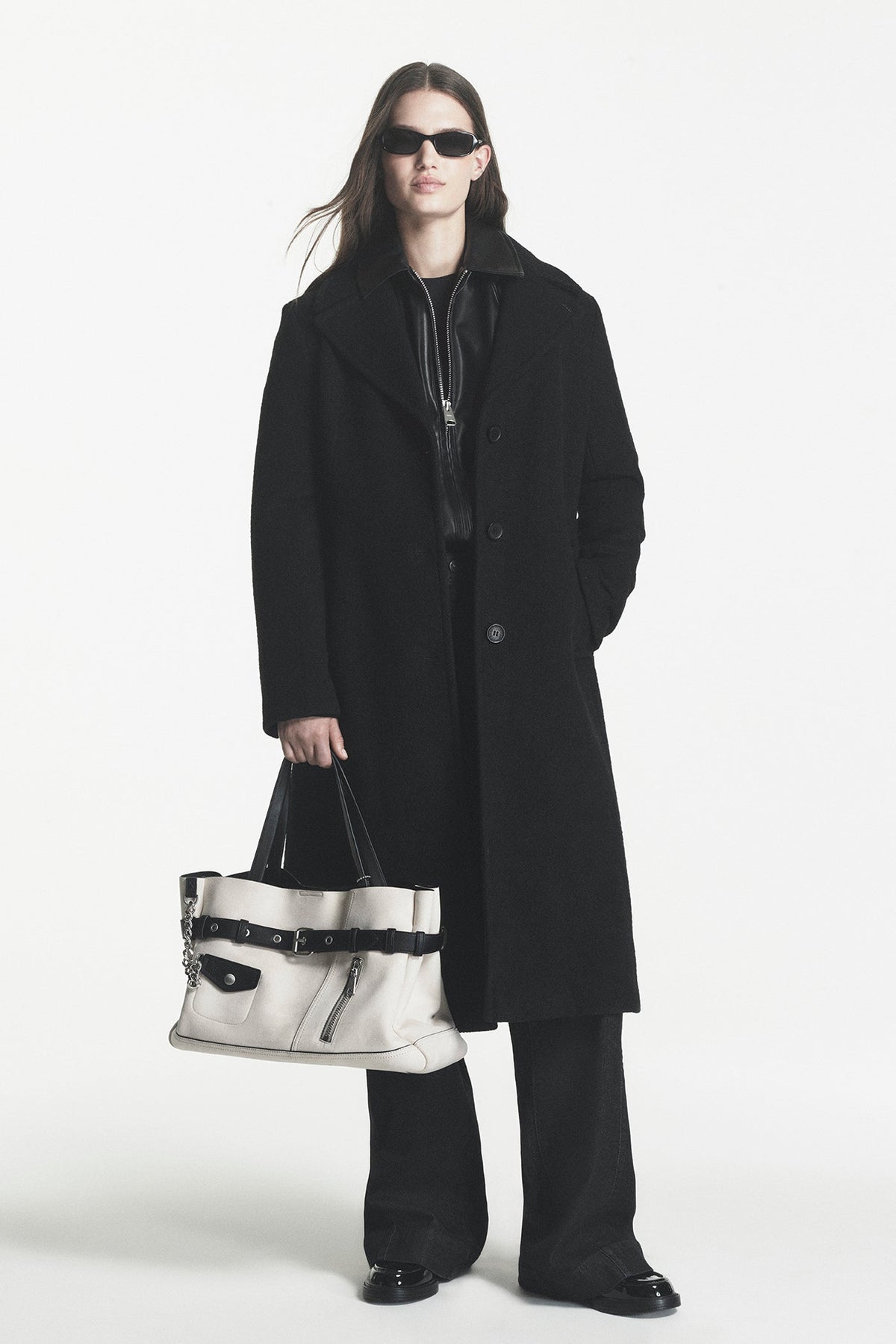 BRYAR TWO TONE LARGE MOTO SATCHEL