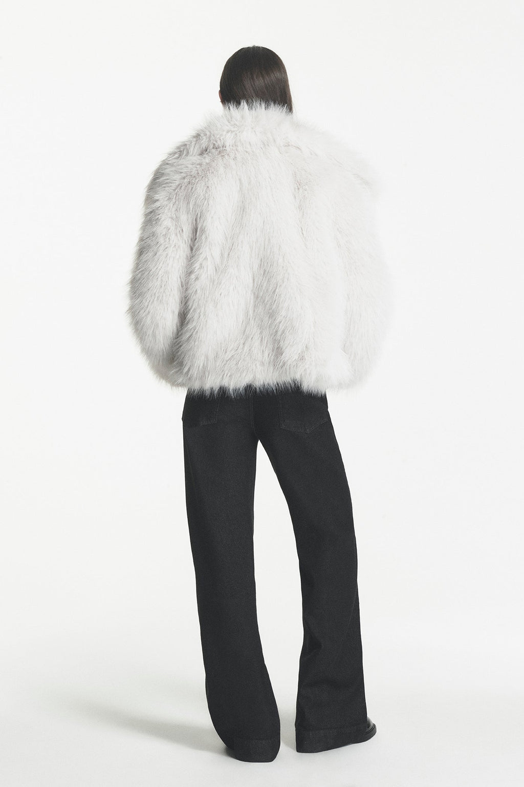 SHORT FAUX FUR JACKET