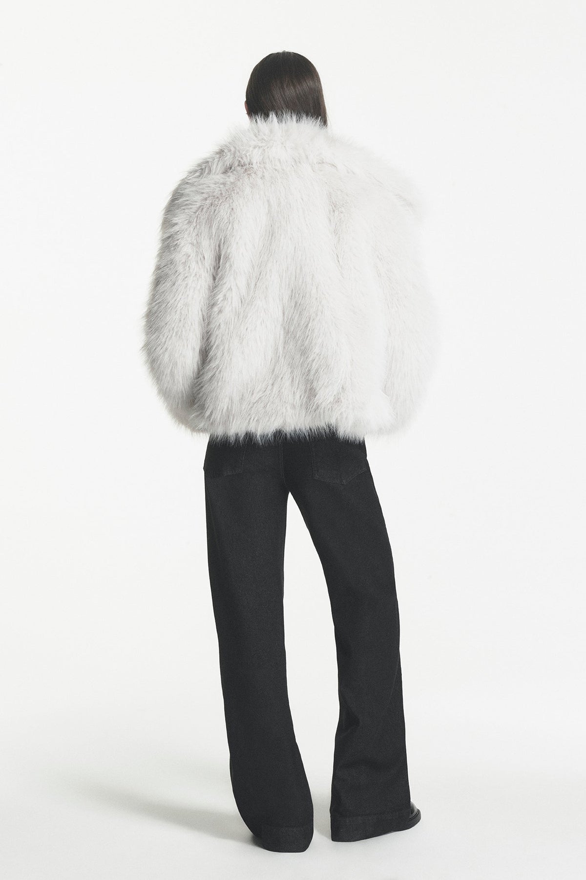 SHORT FAUX FUR JACKET