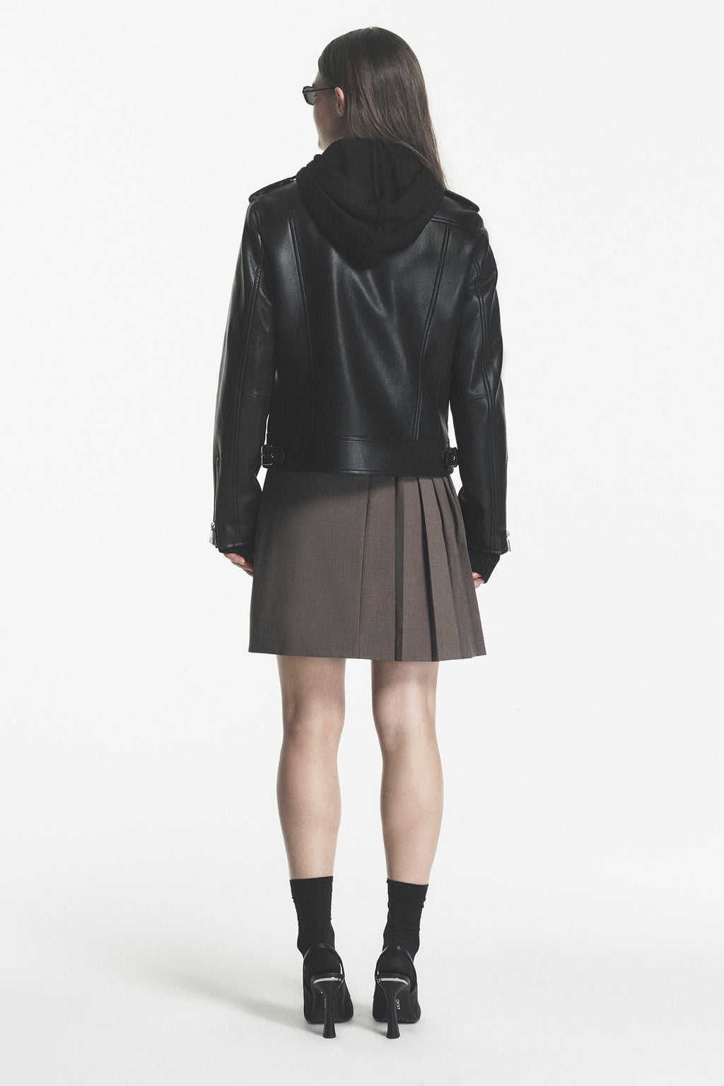 VEGAN LEATHER MOTO JACKET