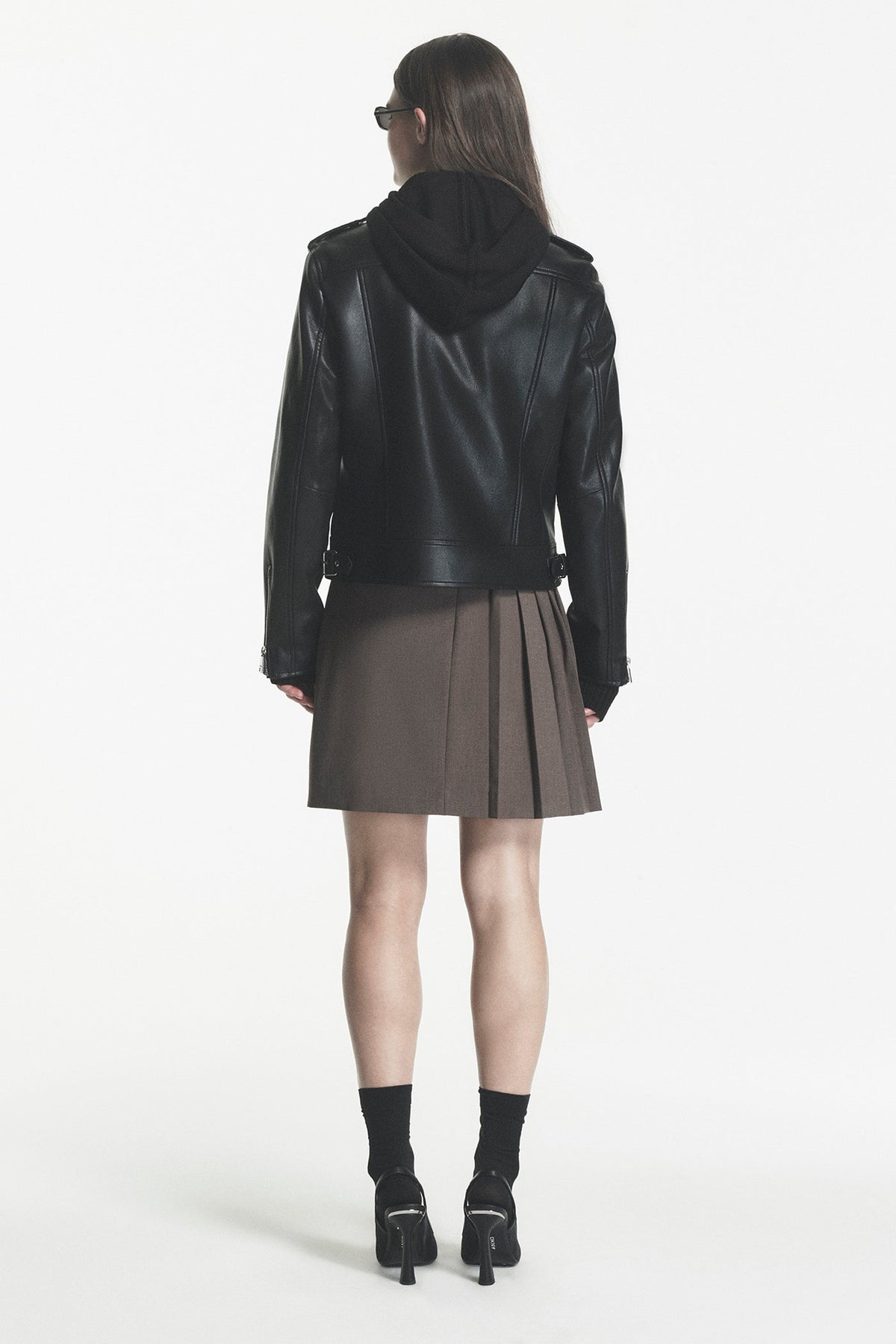 VEGAN LEATHER MOTO JACKET