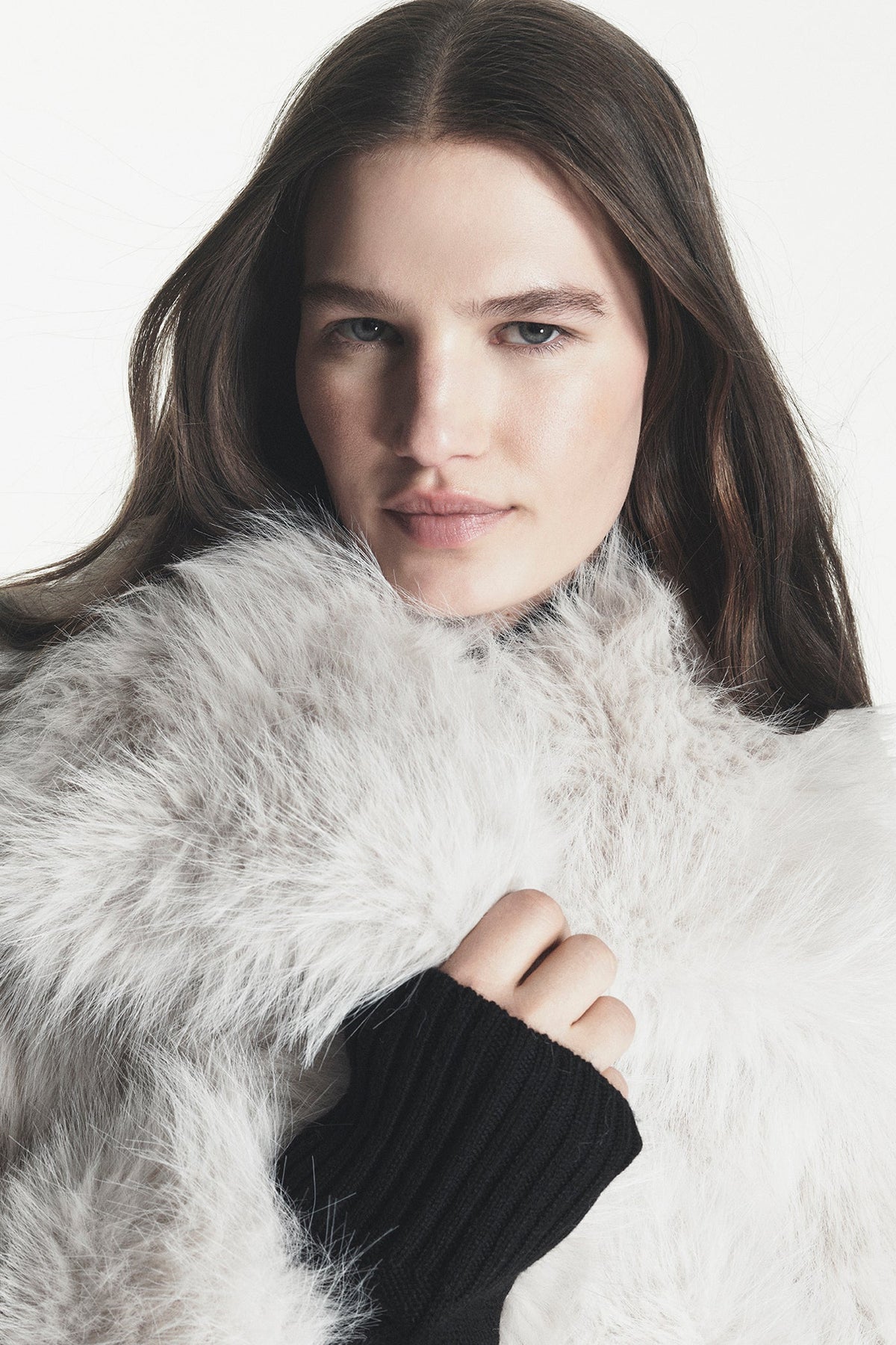 SHORT FAUX FUR JACKET