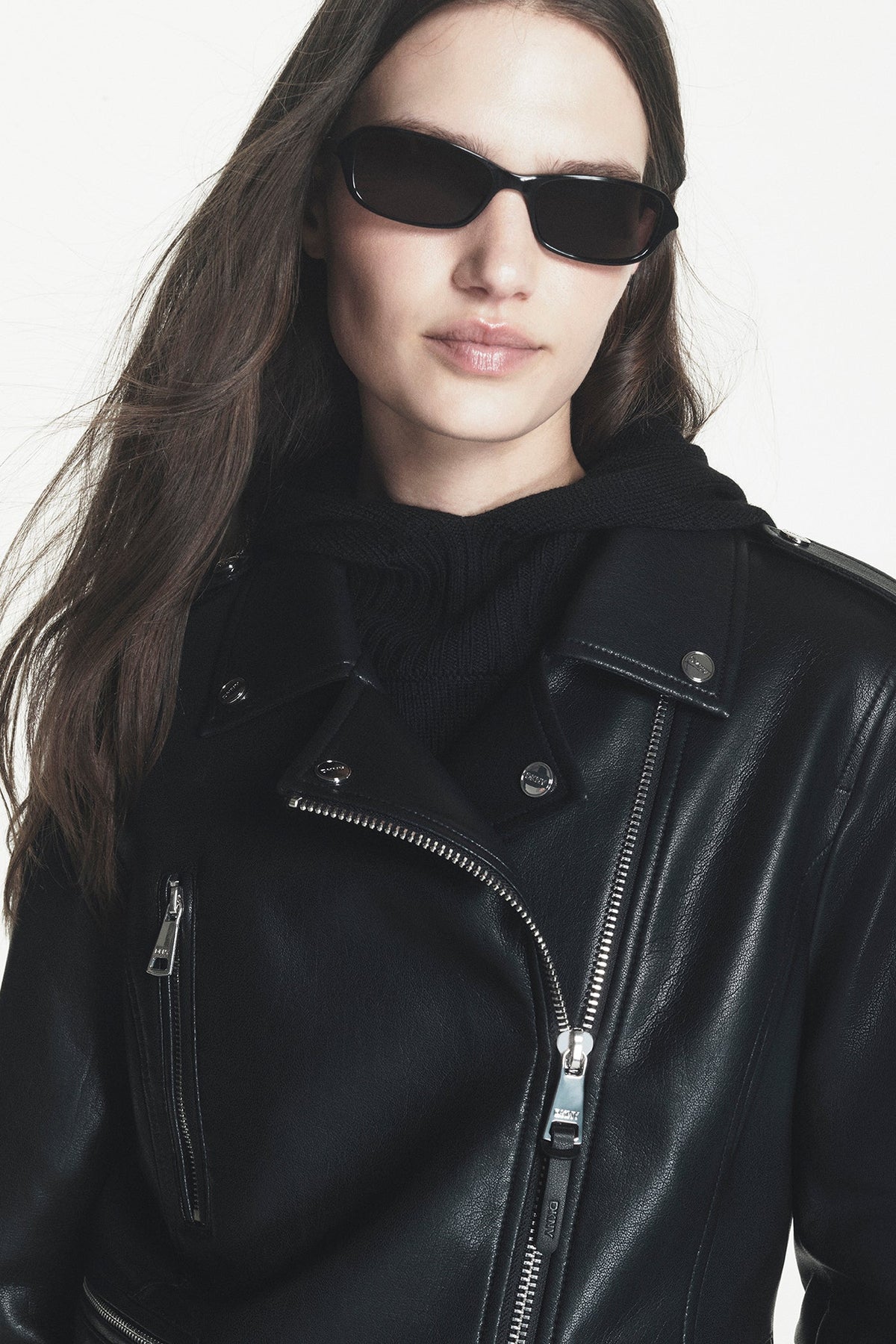 VEGAN LEATHER MOTO JACKET