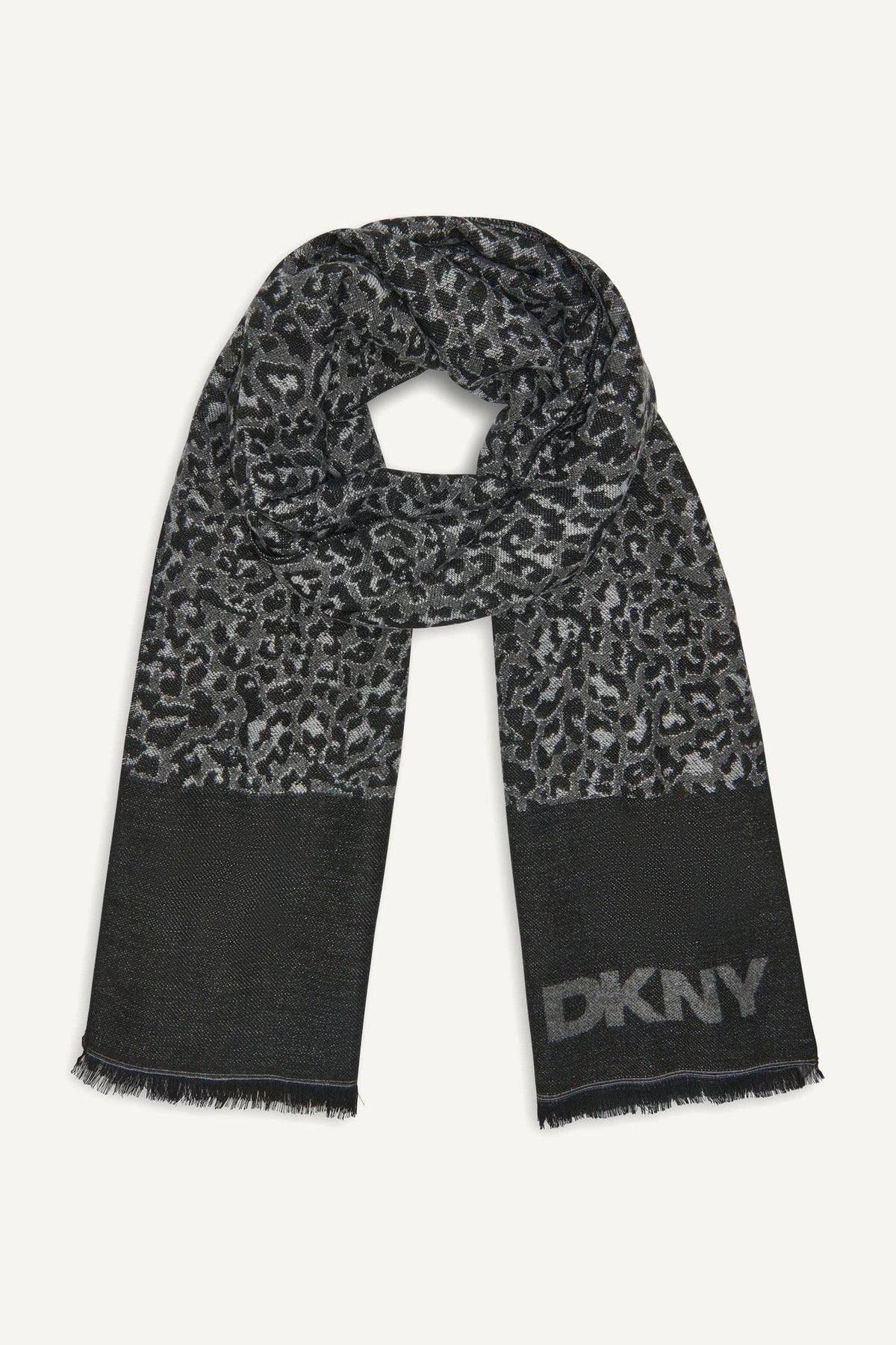 LEOPARD LOGO SCARF