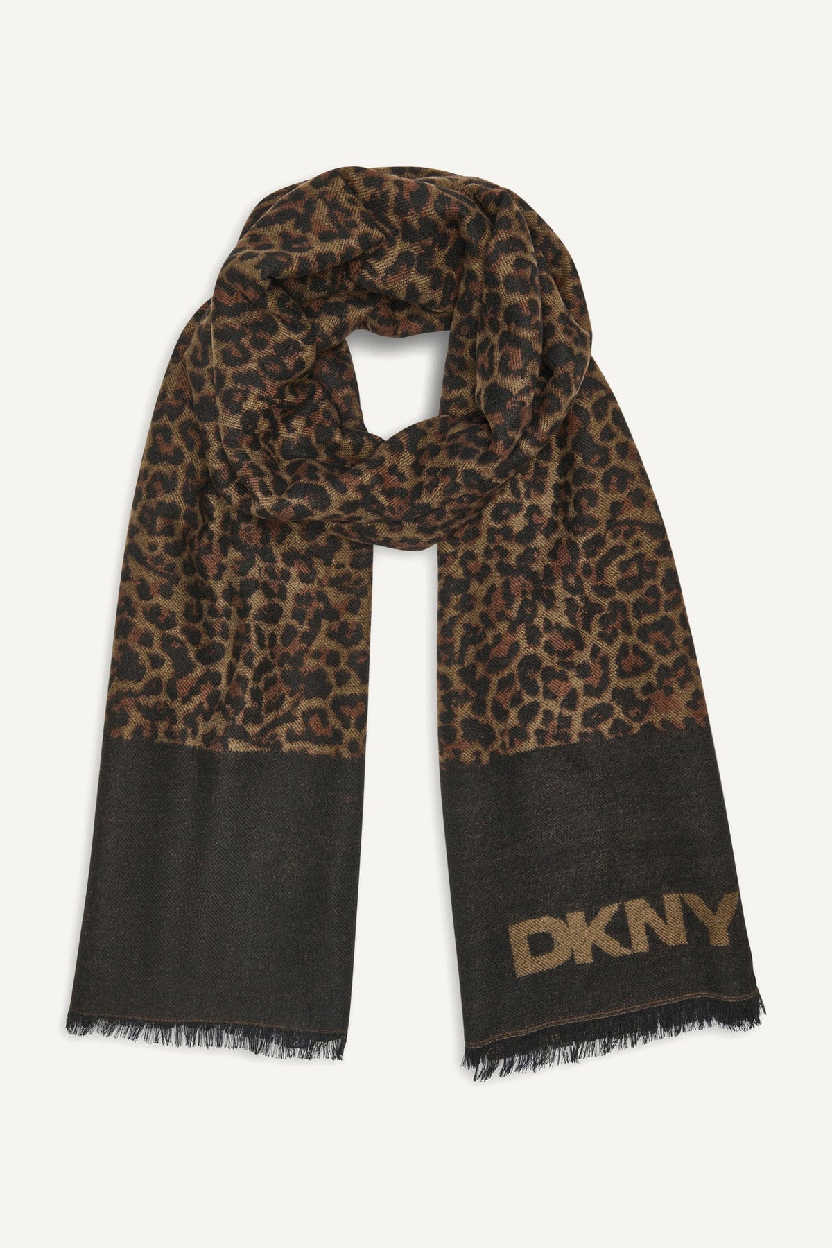 LEOPARD LOGO SCARF