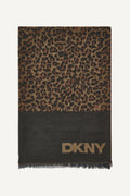 LEOPARD LOGO SCARF