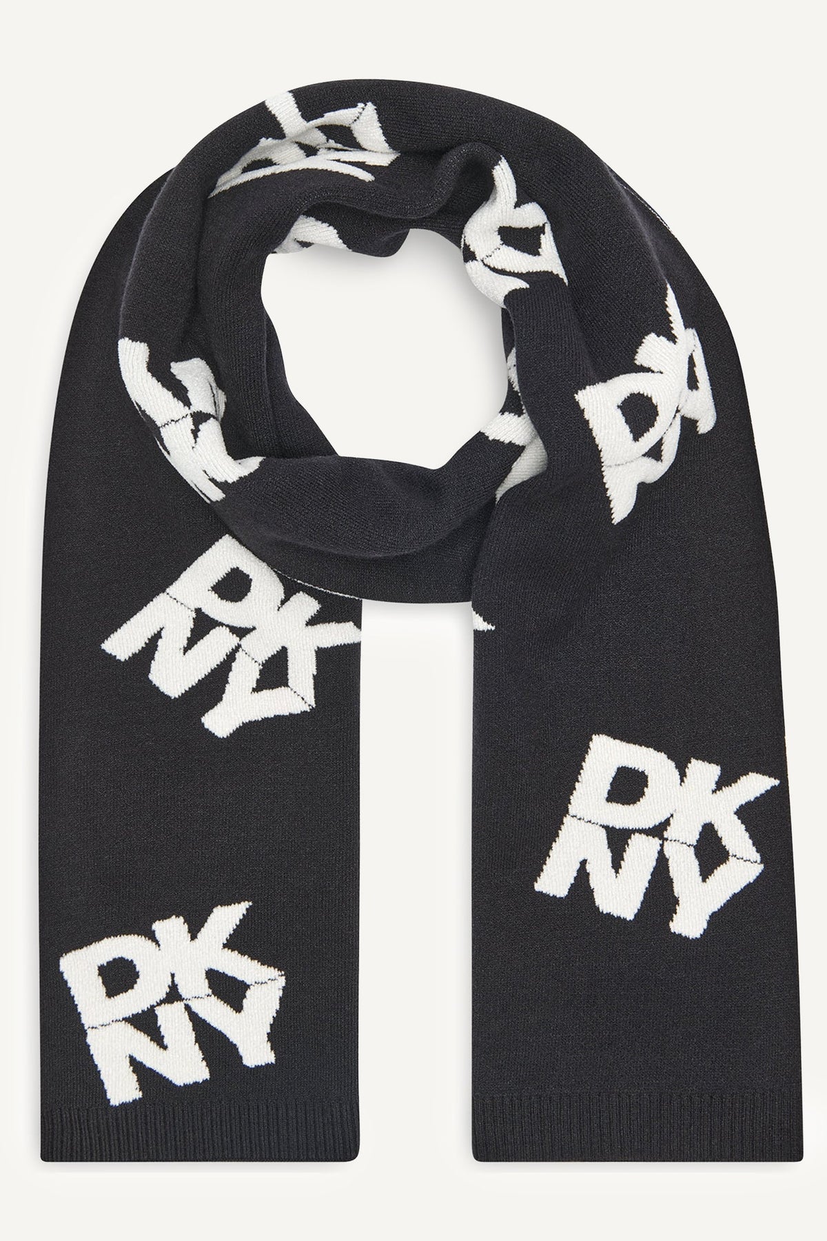 CHENILLE BLOCK DKNY SCARF