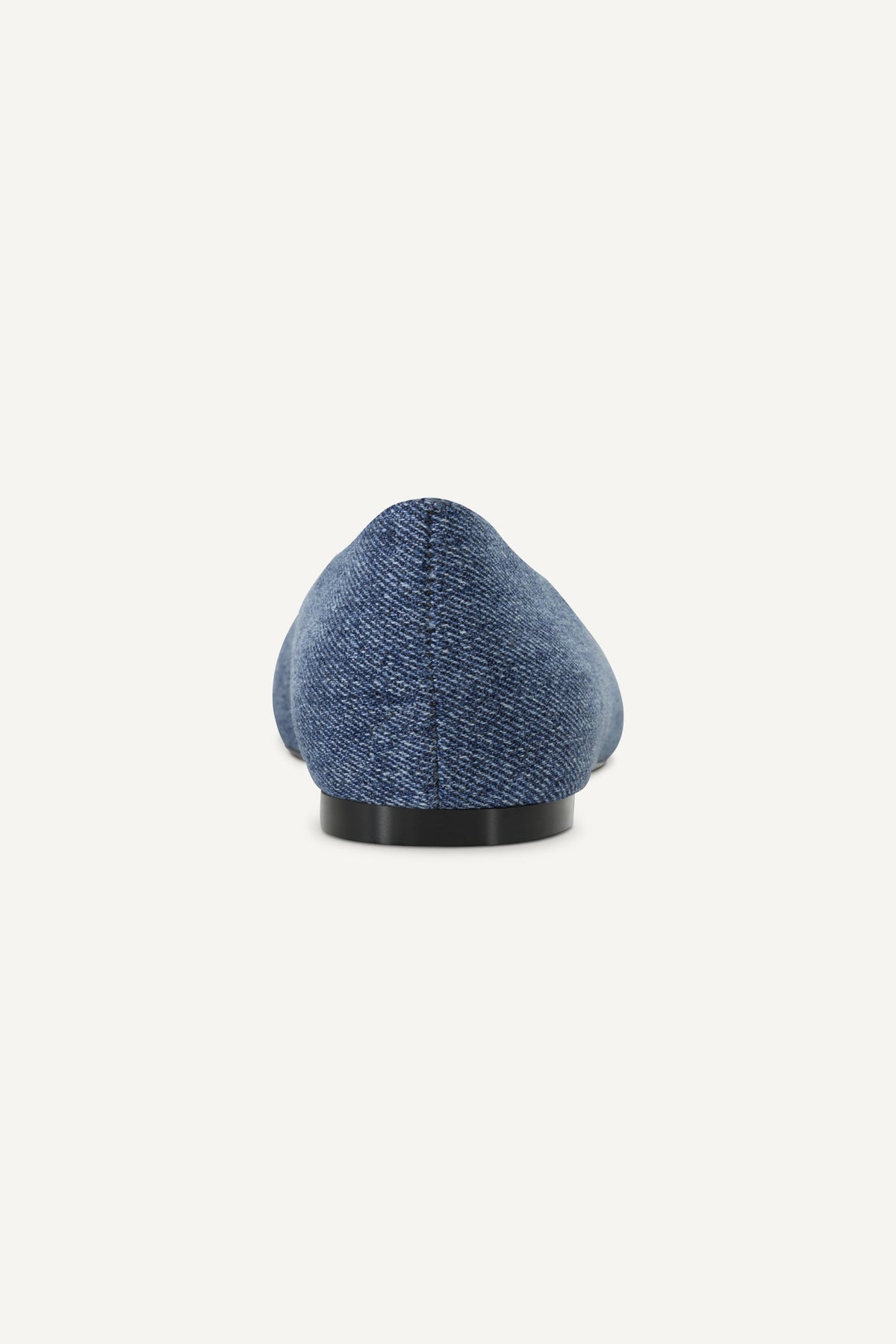 DARIANNE DENIM LOGO BALLET FLAT