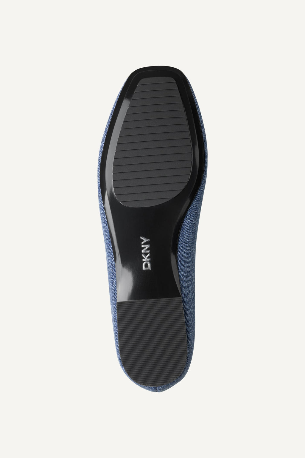 DARIANNE DENIM LOGO BALLET FLAT