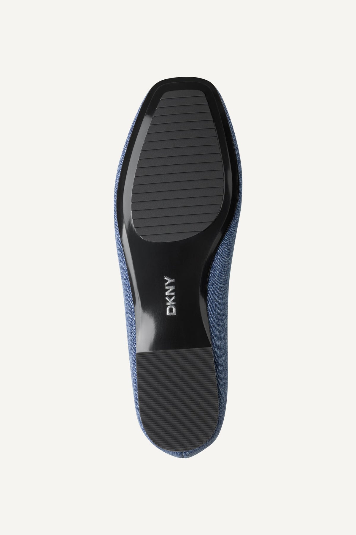 DARIANNE DENIM LOGO BALLET FLAT