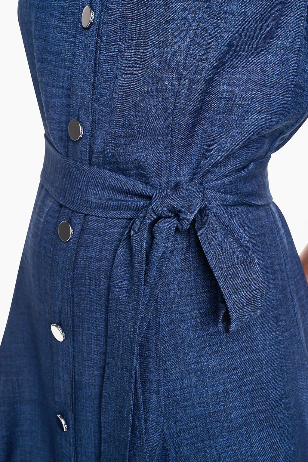 MIDI A-LINE SHIRT DRESS