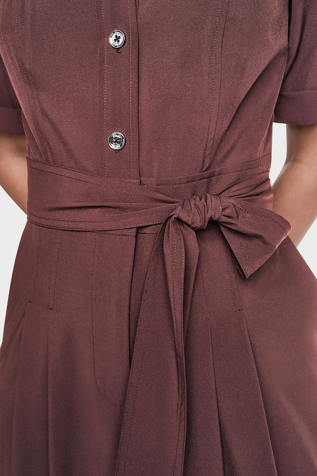 SHORT SLEEVE WIDE-LEG JUMPSUIT