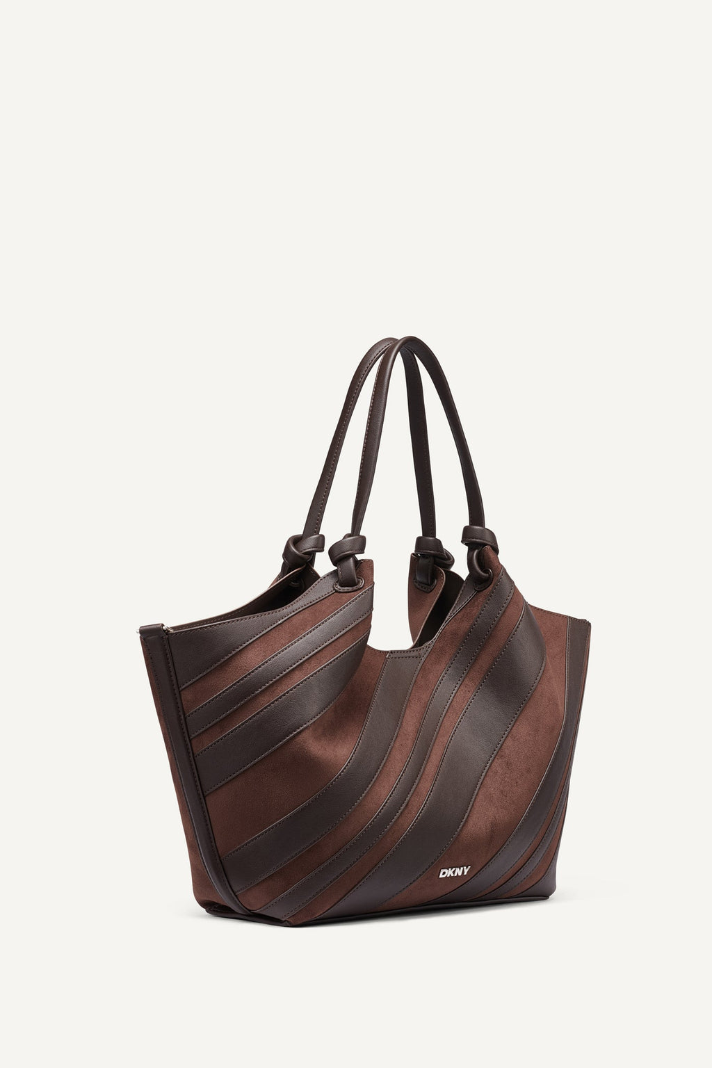 PAULA MEDIUM STRIPED COMMUTER TOTE