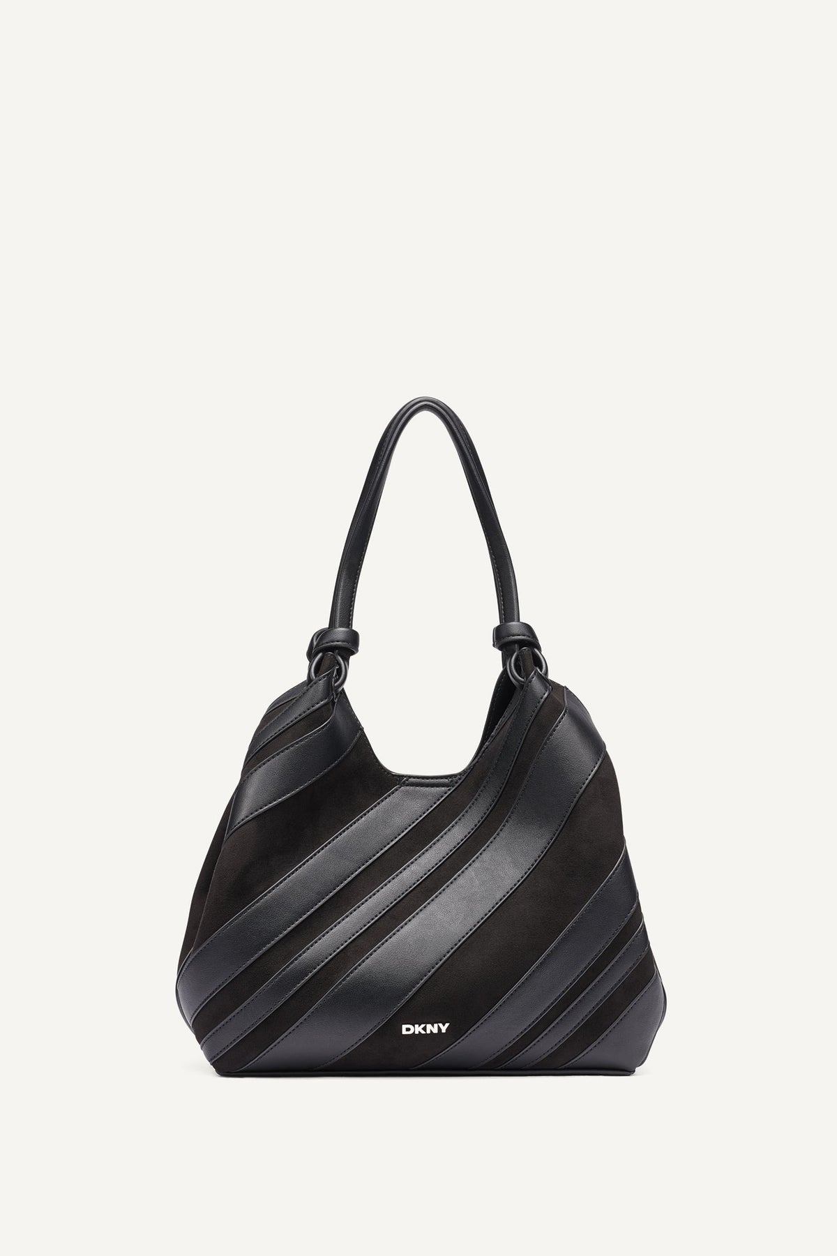 PAULA MEDIUM STRIPED COMMUTER TOTE