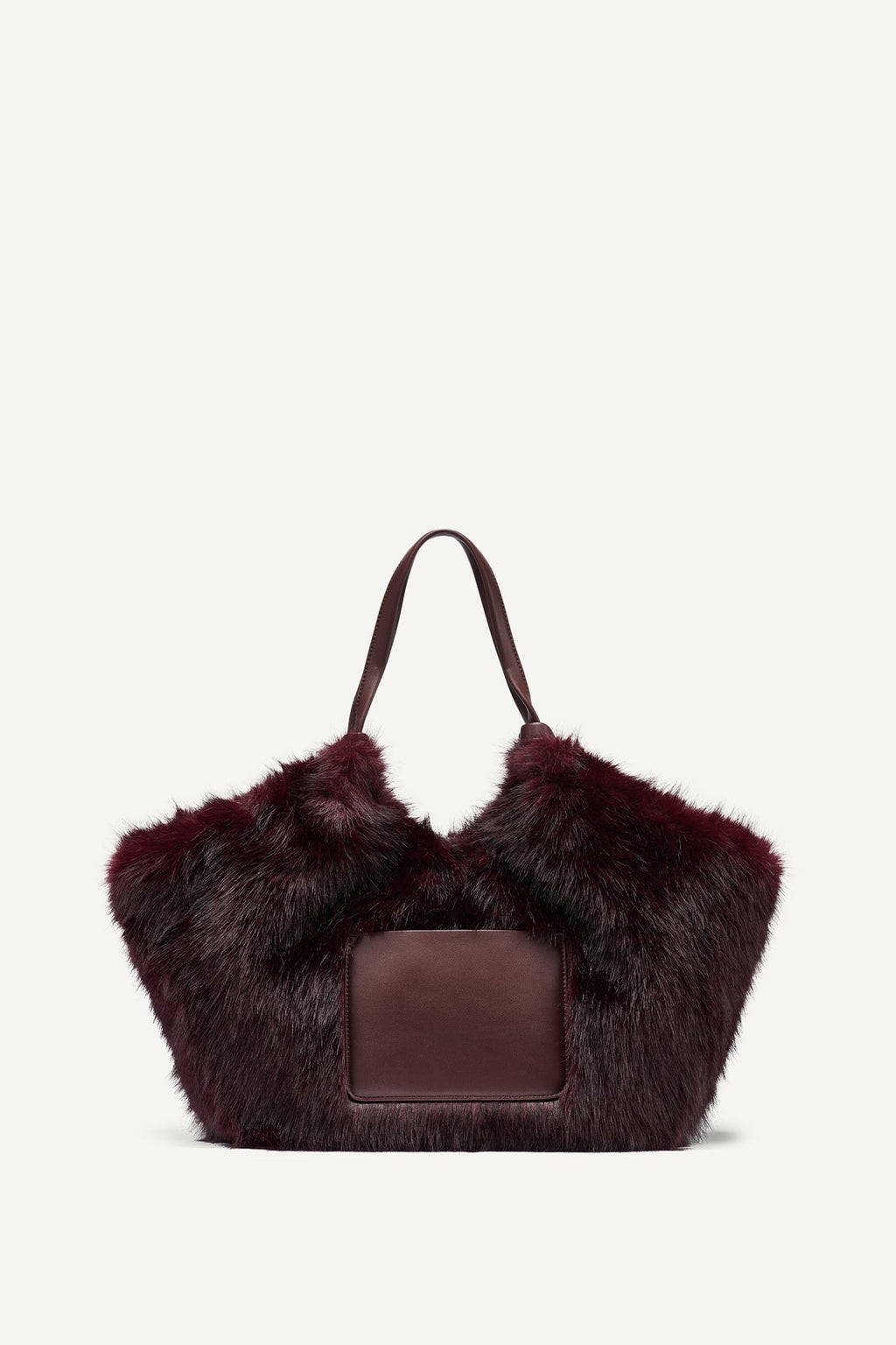 PAULA MEDIUM FAUX FUR TOTE