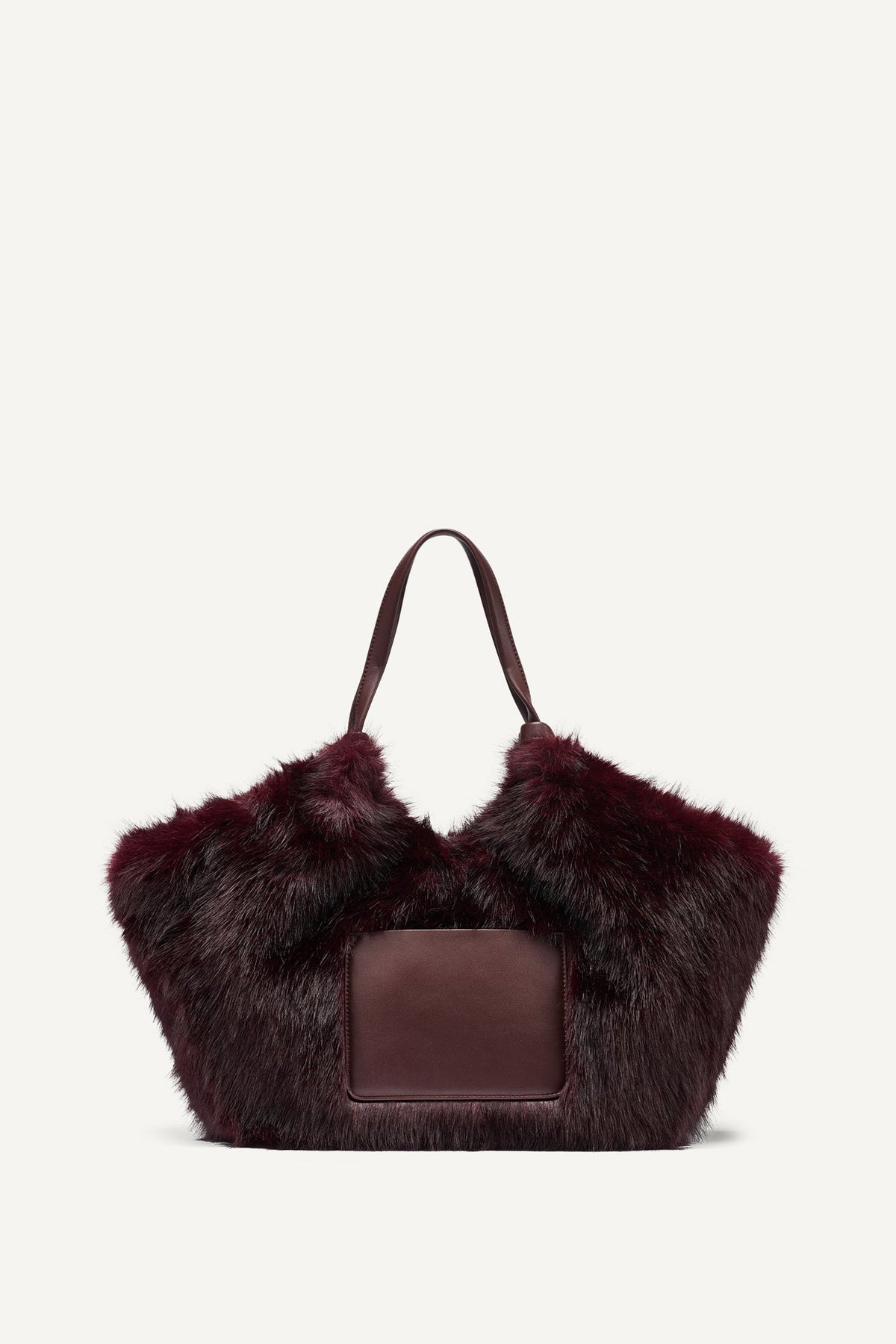 PAULA MEDIUM FAUX FUR TOTE
