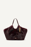 PAULA MEDIUM FAUX FUR TOTE