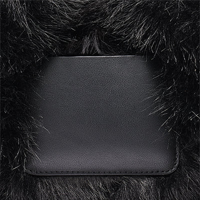 PAULA SMALL FAUX FUR TOTE