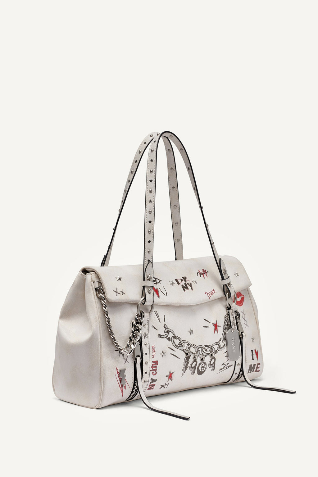 SKYE MEDIUM GRAFFITI SATCHEL