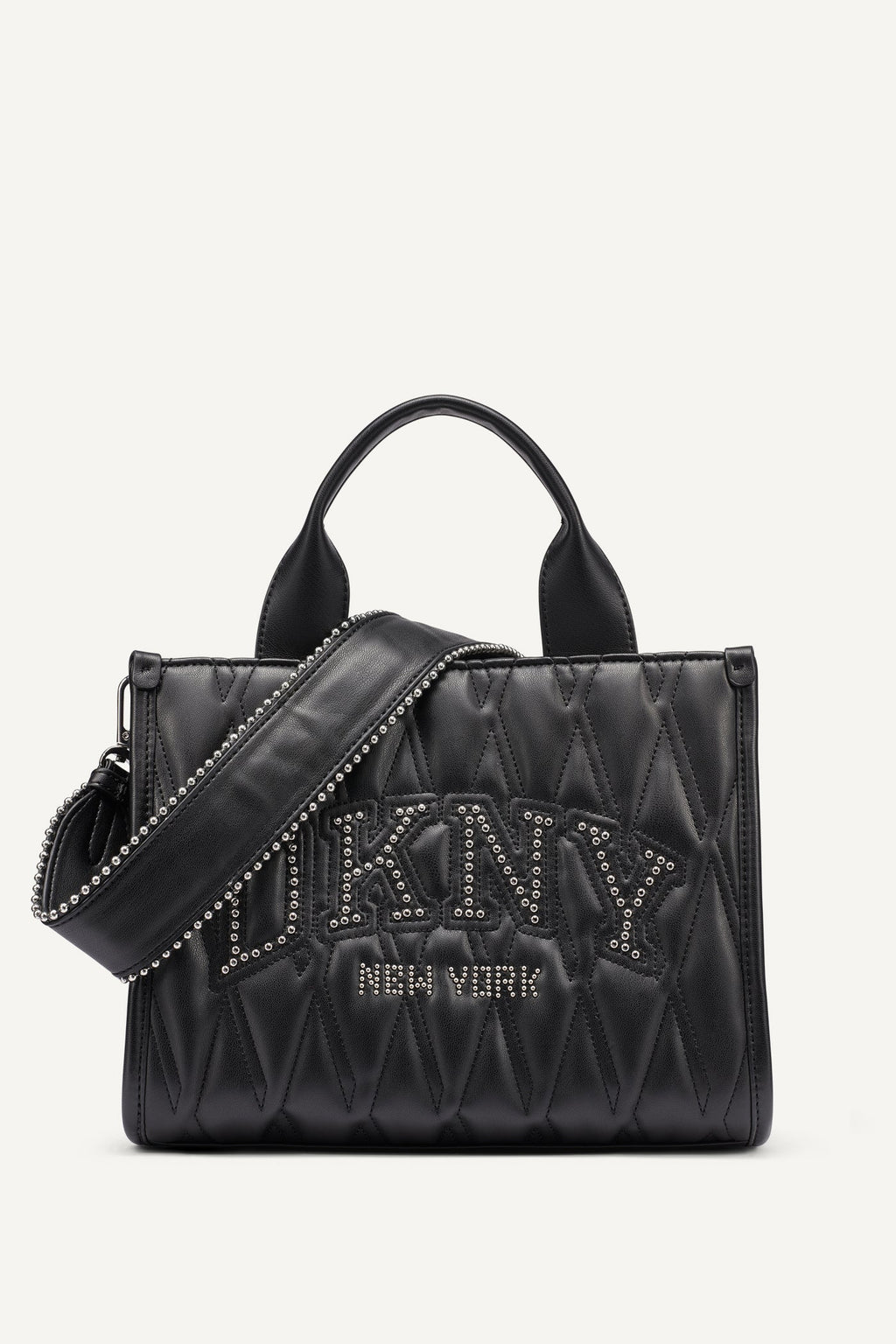 HADLEE SMALL QUILTED LOGO TOTE