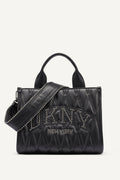 HADLEE SMALL QUILTED LOGO TOTE