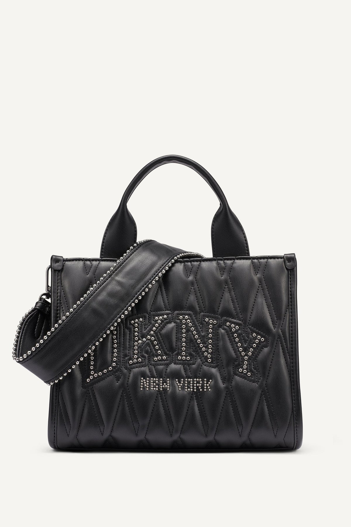 HADLEE SMALL QUILTED LOGO TOTE