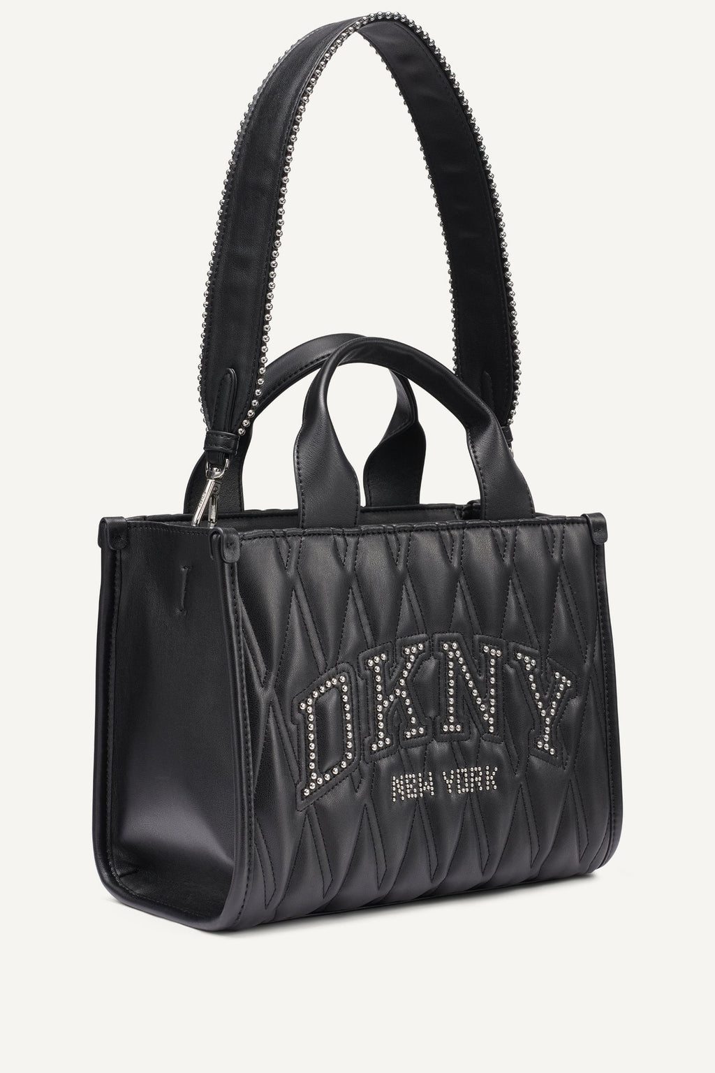 HADLEE SMALL QUILTED LOGO TOTE