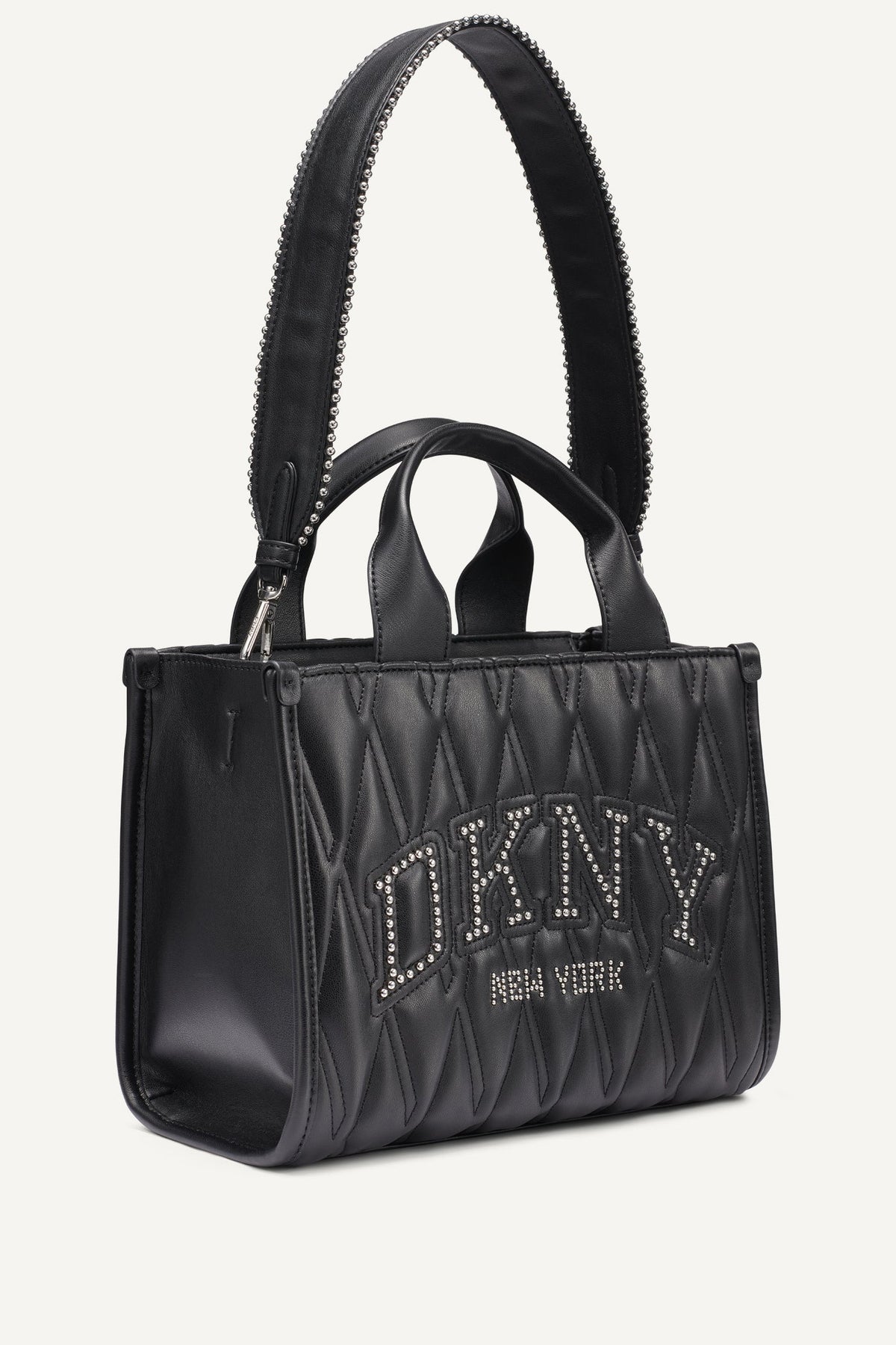 HADLEE SMALL QUILTED LOGO TOTE