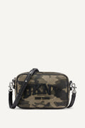 NELL LOGO-EMBOSSED CAMO CAMERA BAG