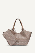 PAULA NEW YORK LOGO MEDIUM COMMUTER TOTE