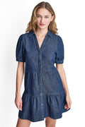 DENIM MINI DRESS