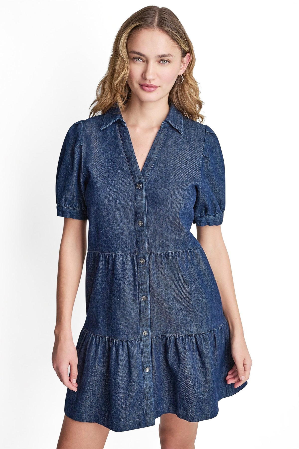 DENIM MINI DRESS