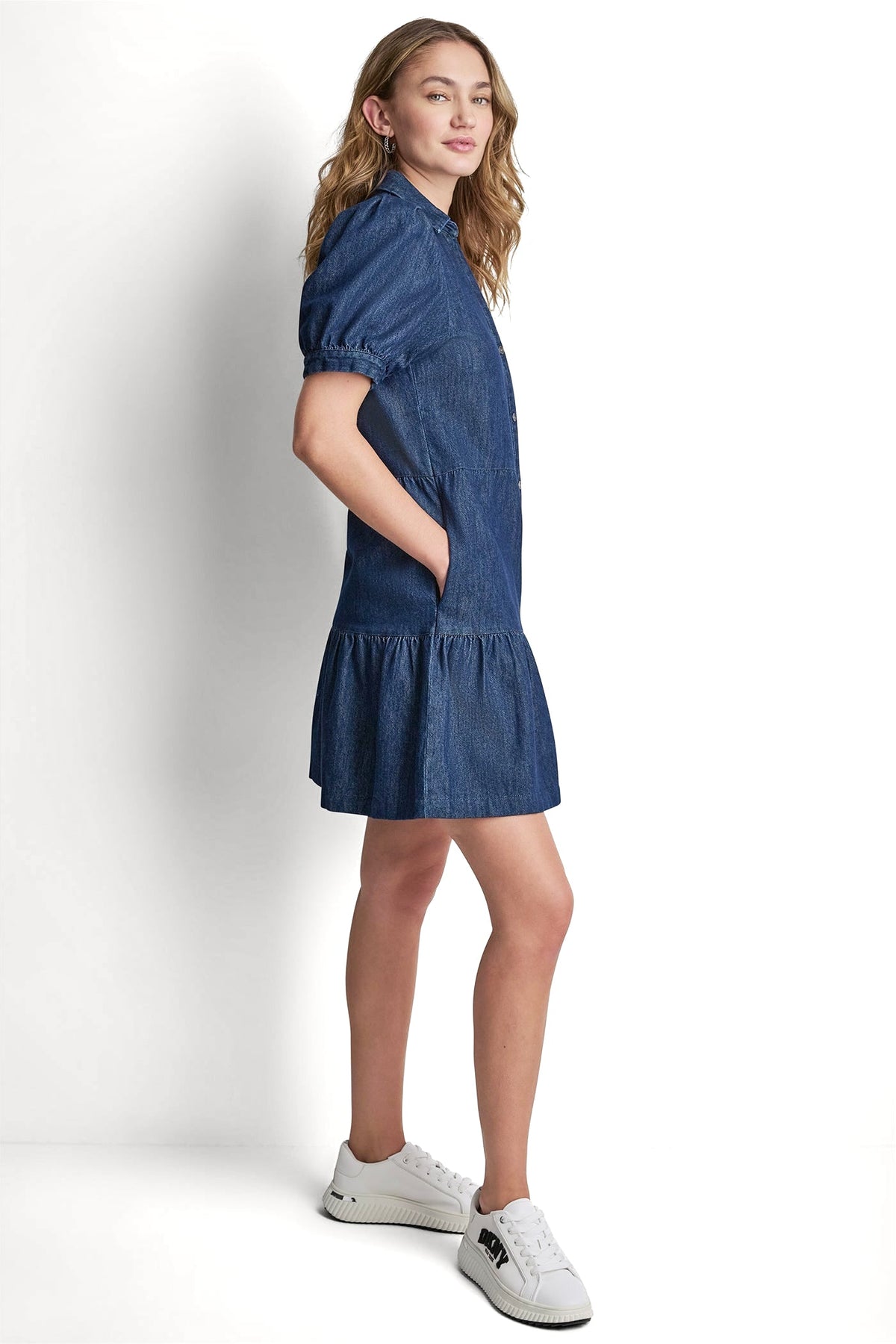 DENIM MINI DRESS