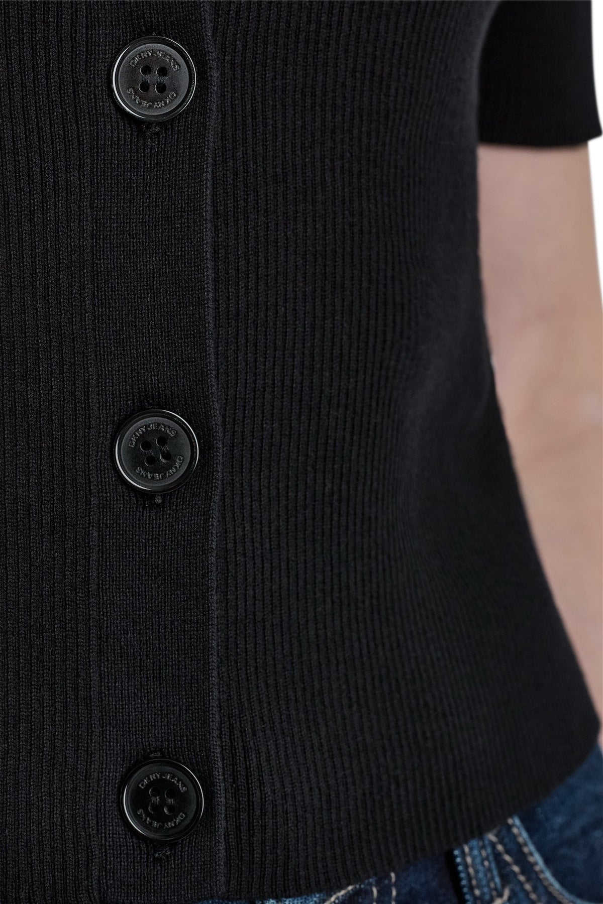 LOGO BUTTON CARDIGAN