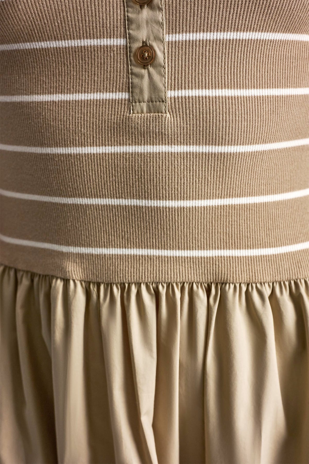 RIB HENLEY TANK MAXI DRESS