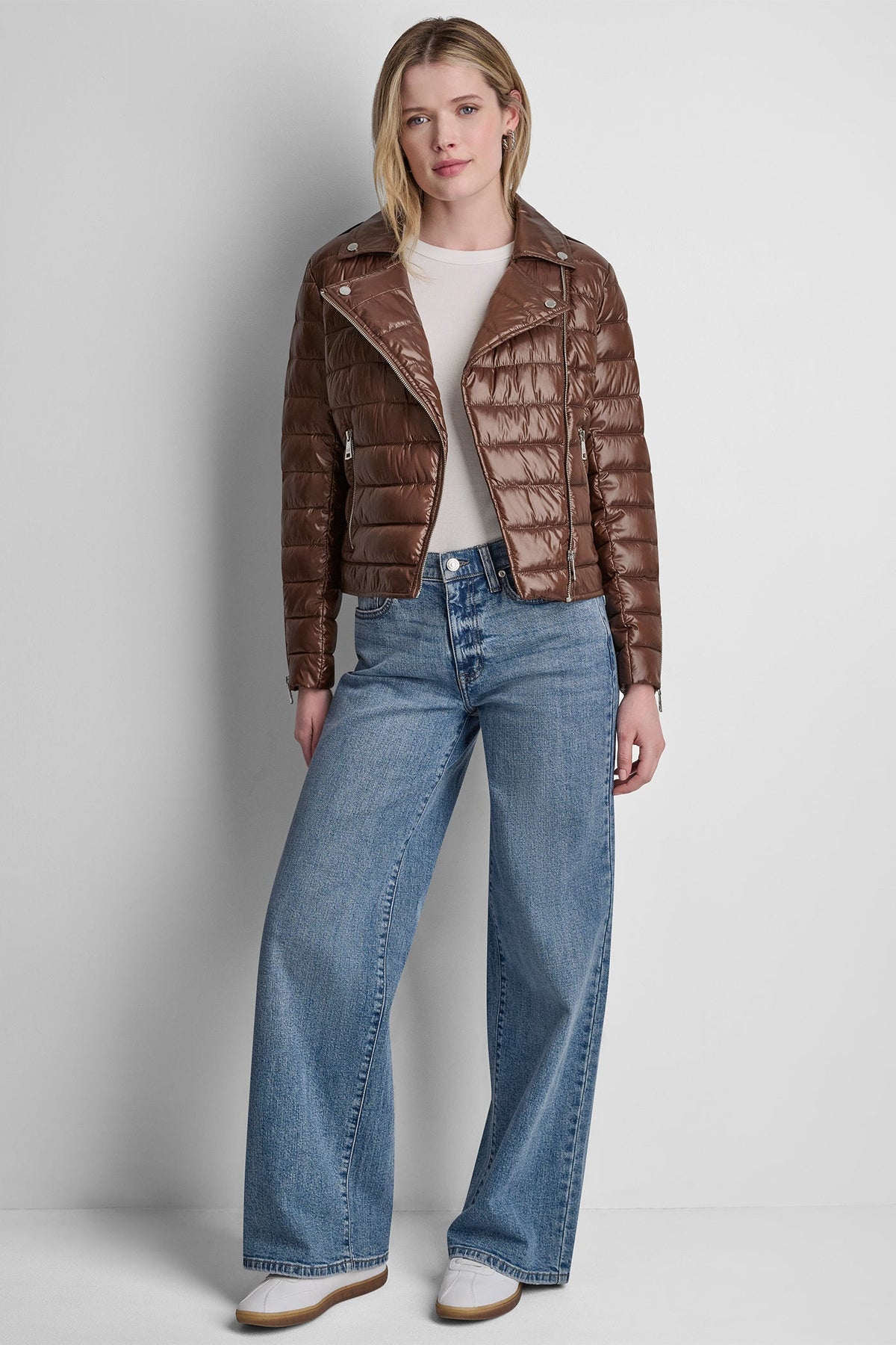MOTO STYLE PUFFER JACKET