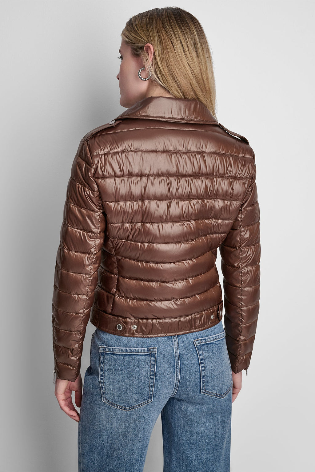 MOTO STYLE PUFFER JACKET