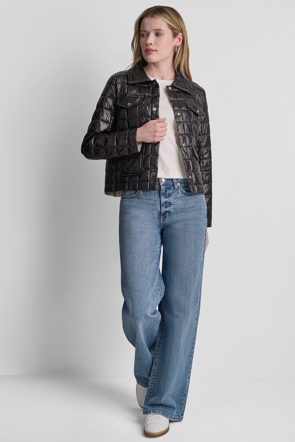 BOX QUILT PUFFER JACKET