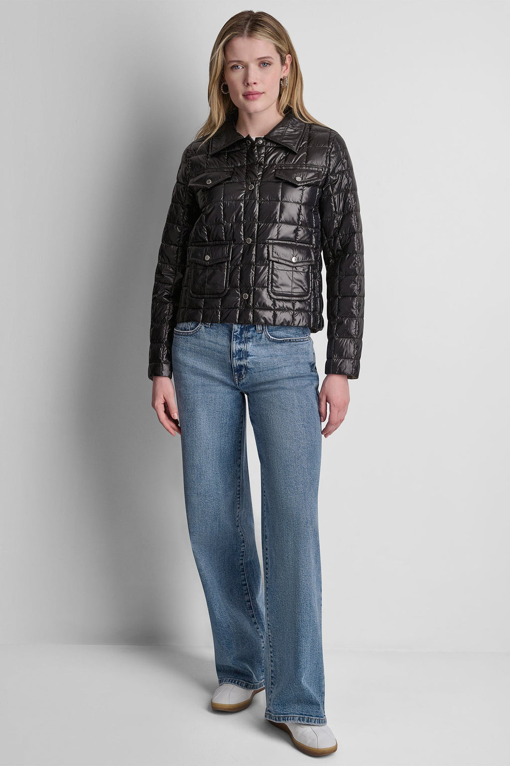 BOX QUILT PUFFER JACKET