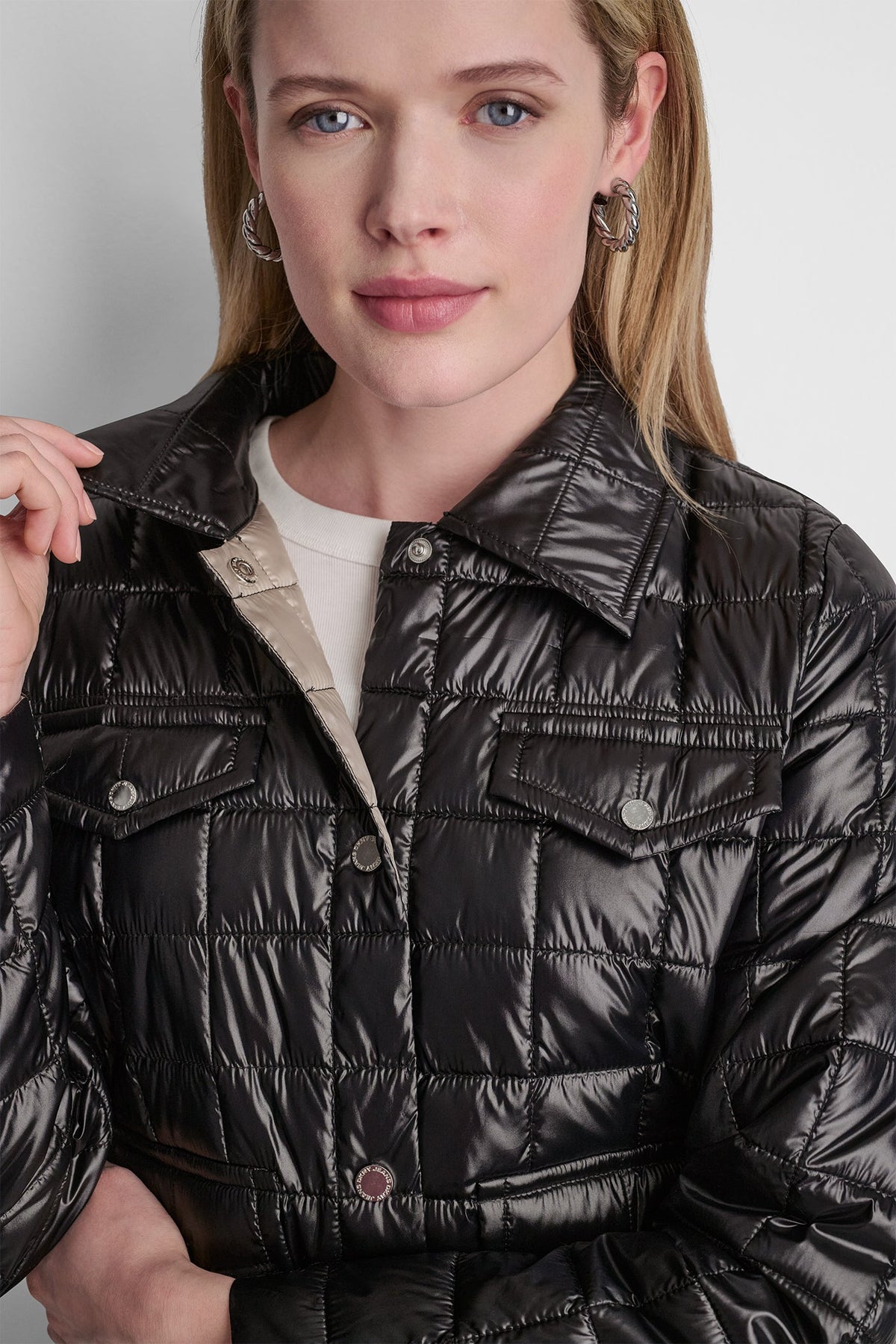 BOX QUILT PUFFER JACKET