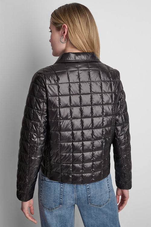 BOX QUILT PUFFER JACKET