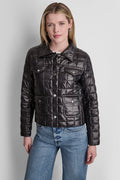BOX QUILT PUFFER JACKET