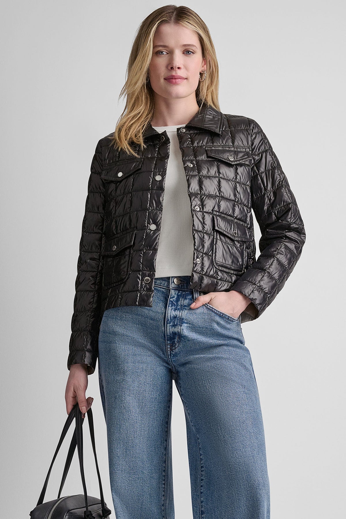 BOX QUILT PUFFER JACKET
