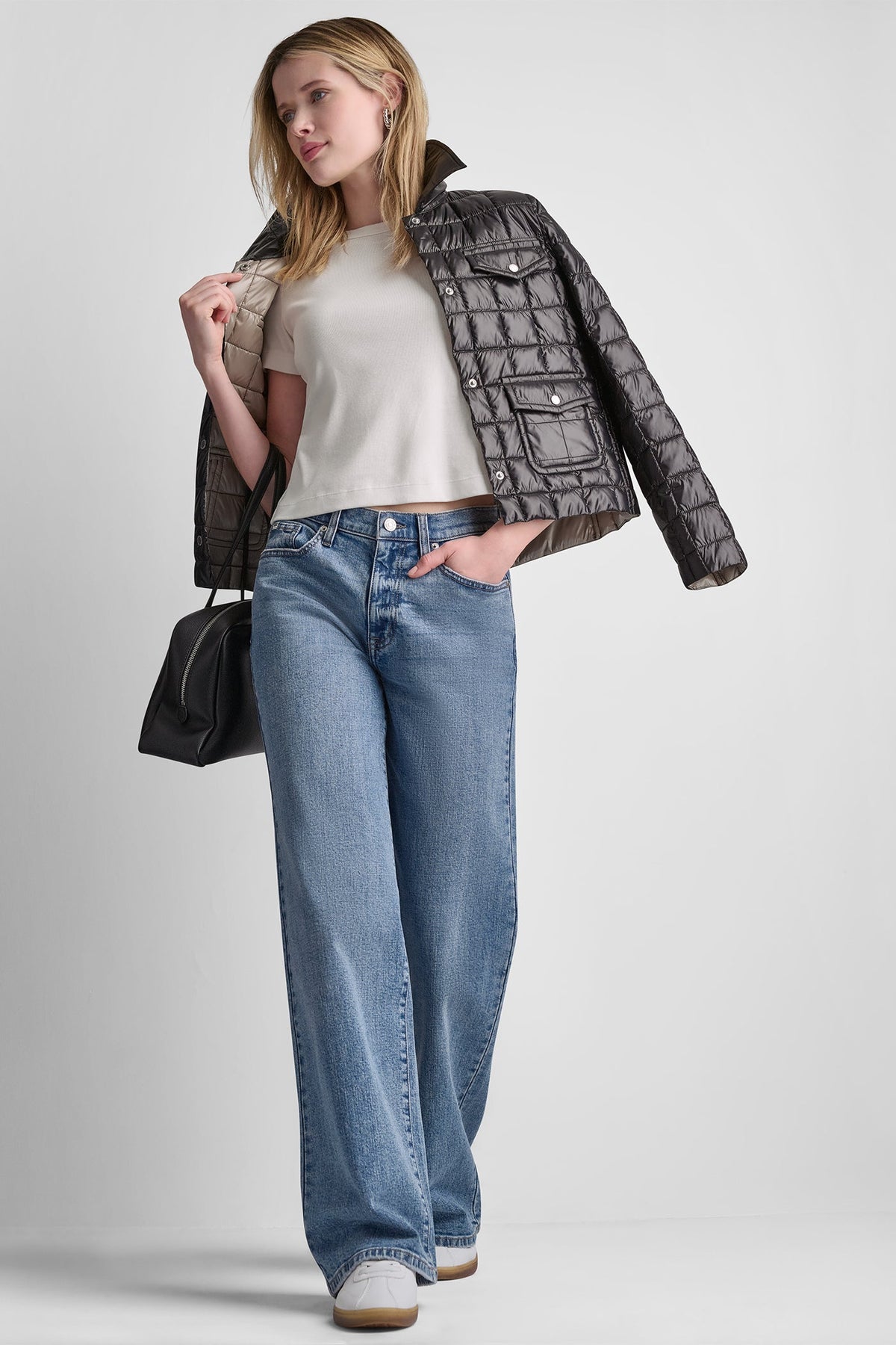 BOX QUILT PUFFER JACKET