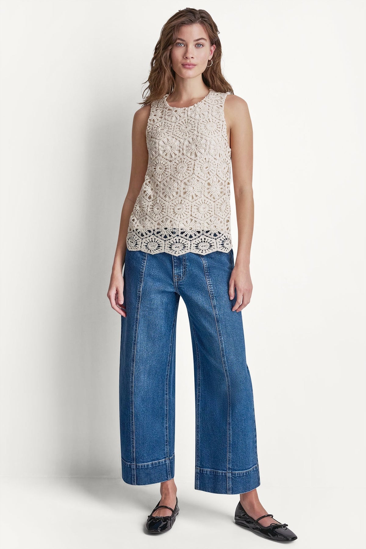 CROCHET KNIT TANK